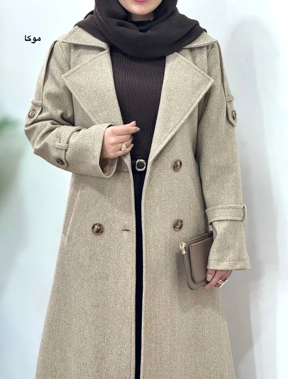 پالتو فوتر بلند آستردار همیلا